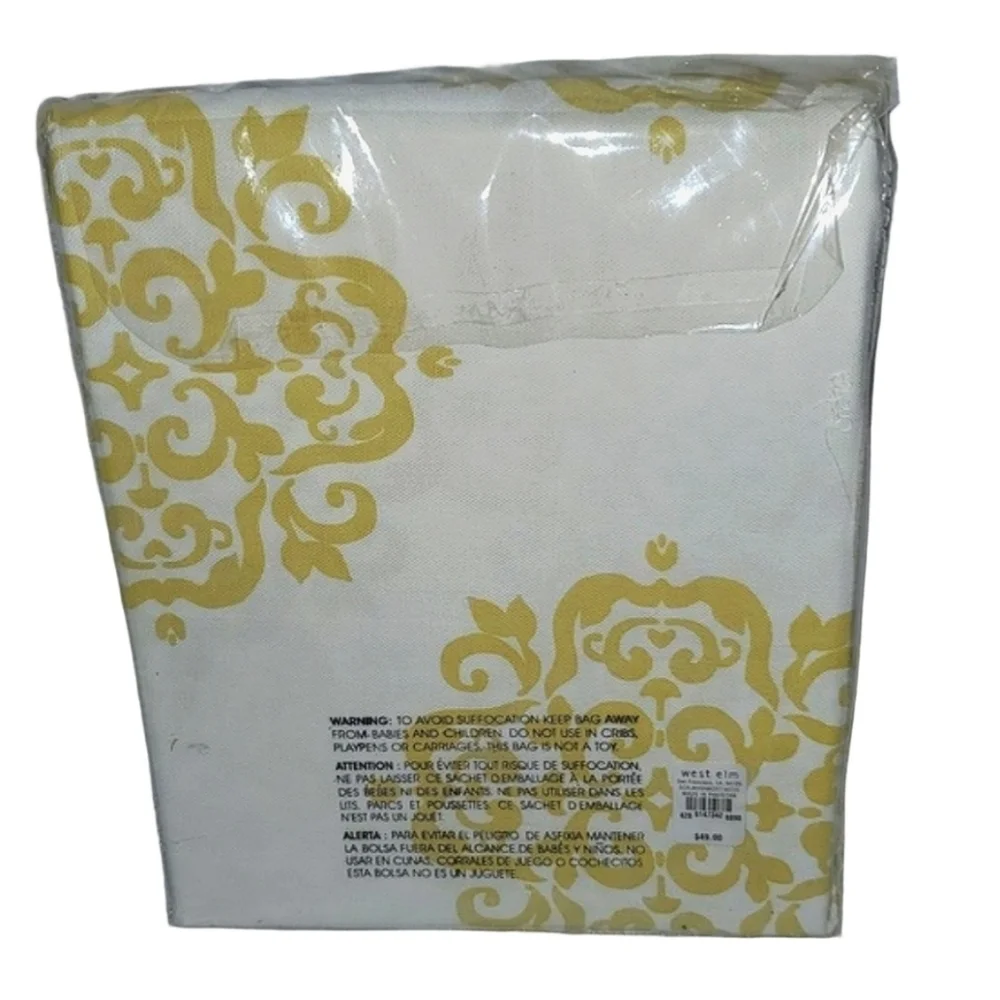 NWT West Elm Scroll Medallion Shower Curtain